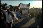 Marcha de Movimientos Sociales, campesinos, obreros, a Santa Cruz en defensa de la democracia, Bolivia septiembre 2008