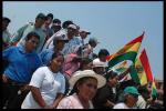 Marcha de Movimientos Sociales, campesinos, obreros, a Santa Cruz en defensa de la democracia, Bolivia septiembre 2008